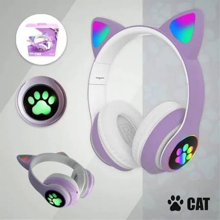 STN28 Girls Wireless Cat Headphone for Mobile, Laptop & PC