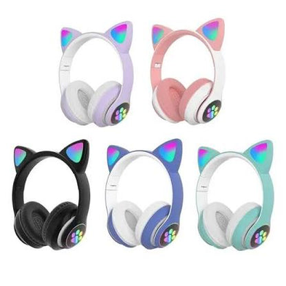 STN28 Girls Wireless Cat Headphone for Mobile, Laptop & PC