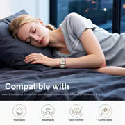 Compatible for Apple Watch 38mm/40mm/41mm/42mm/44mm/45mm/46mm/49mm & All Models (Series 6/7/8/9/10/11, SE, SE2, SE3, Ultra 2/3) - Premium Silicone Sport Watch with Expandable Buckle, - Unisex Strap Compatible for Swimming, Gym, Travel, Gift