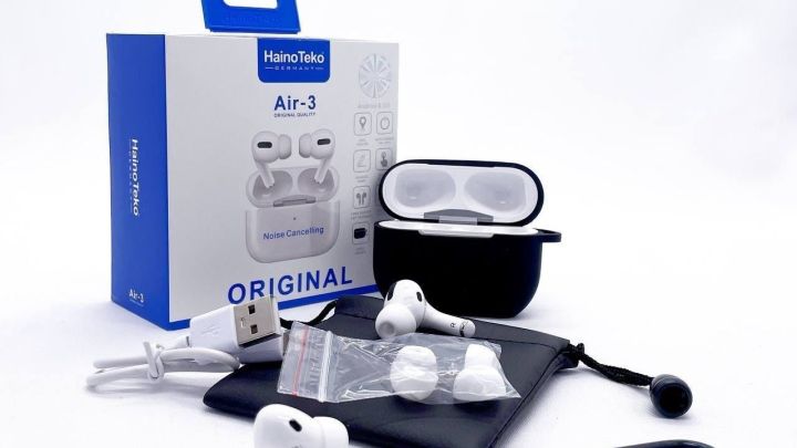 Haino Teko Germany Air 5 Wireless Earphone – True Wireless, Bluetooth 5.0, Stereo Sound, Noise Cancelling, In-Ear Headphones