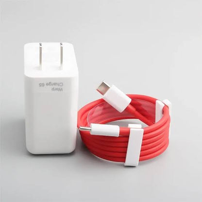 OnePlus 65W Warp Charger & Power Adapter
Super Fast Charging | USB Type-C | Original High Speed Charger