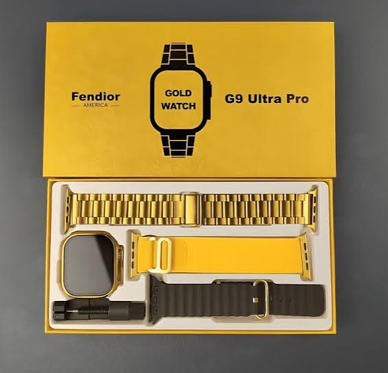 Ultra 9 Series Smart Watch – Golden Edition | Imported Premium Quality