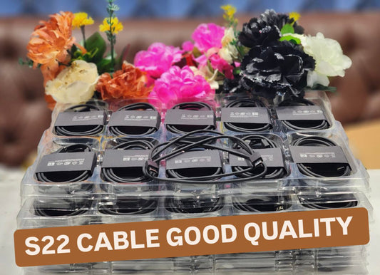 “S22 Fast Charging USB-C Cable – Durable, High-Speed Data & Power Sync”